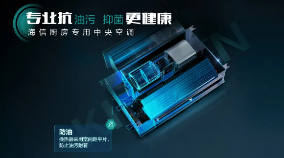 近日，本年度首款新品——海信厨房专用中央空调（以下称“海信厨房机”）已经正式上市了。